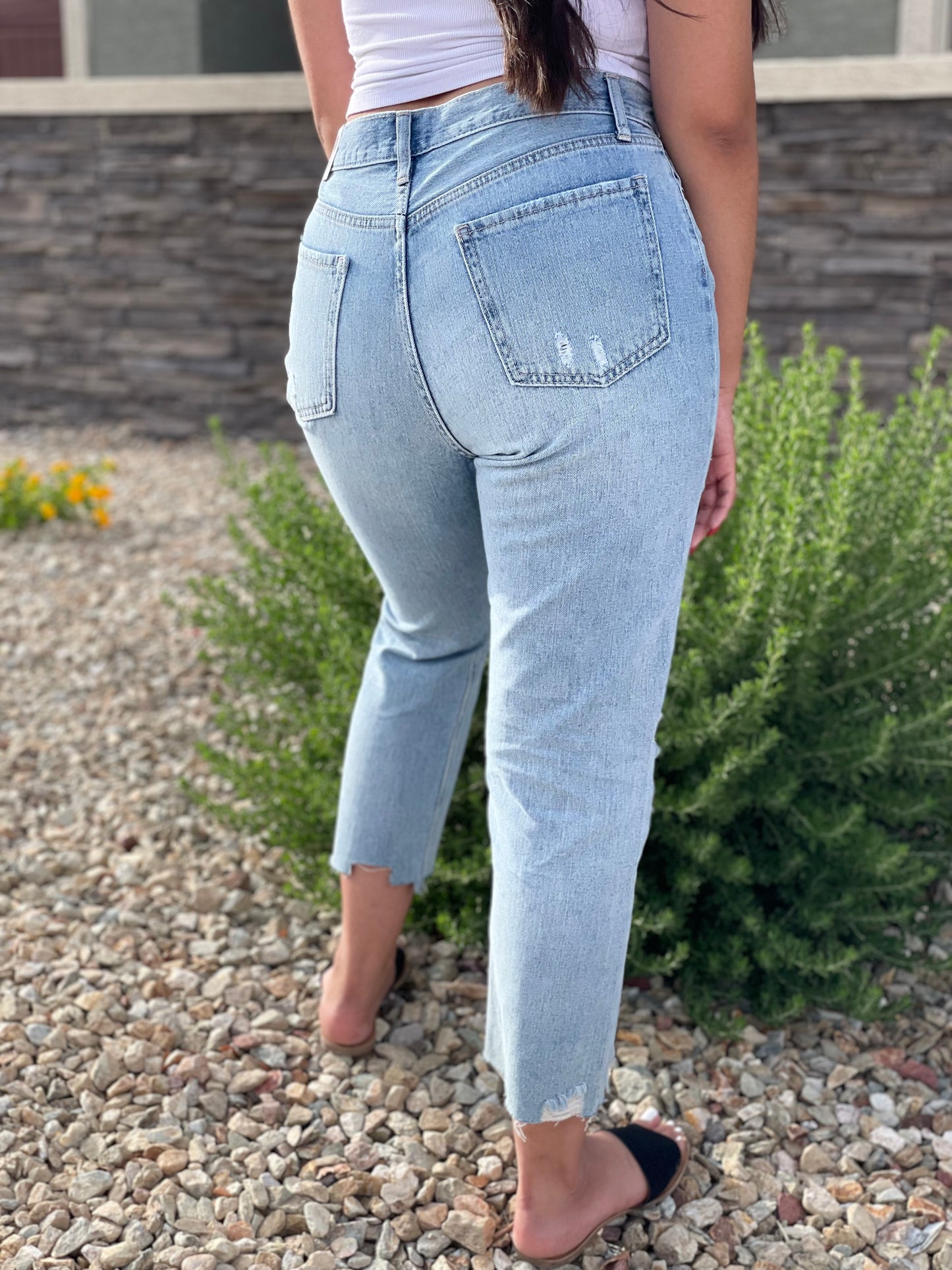 Phoenix High Rise Straight Jeans